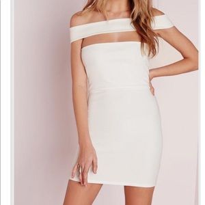 NWT Missguided White Petite Dress